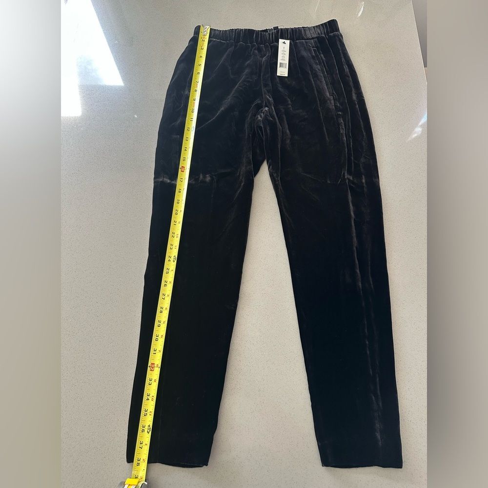 BRAND NEW with TAG! Theory velvet black pants Thorene size small - Picture 7 of 10